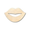 thumbnail image 1 of Unfinished Wood Lips Shape - Craft - up to 46" DIY 14" / 1", 1 of 3