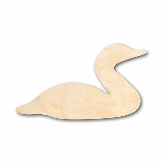Unfinished Wood Loon Silhouette - Craft- up to 46" DIY 12" / 1/2"