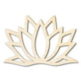 thumbnail image 1 of Unfinished Wood Lotus Flower Shape - Craft - up to 46" 30" / 1/2", 1 of 5