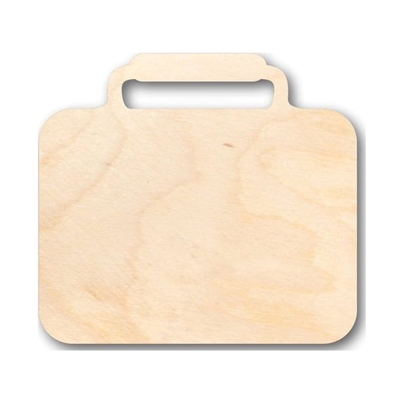 Unfinished Wood Lunch Box Shape - School - Craft - up to 46" DIY 10" / 3/4"