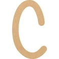 thumbnail image 1 of Unfinished Wood MDF 16'' Tall Daytime Letter C, Paintable Alphabet A-Z, 1 of 5