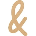 thumbnail image 1 of Unfinished Wood MDF 22'' Tall Daytime Letter &, Paintable Alphabet A-Z, 1 of 5
