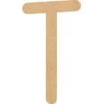 thumbnail image 1 of Unfinished Wood MDF 3'' Tall Daytime Letter T, Paintable Alphabet A-Z, 1 of 3