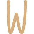 thumbnail image 1 of Unfinished Wood MDF Letter 10'' Tall Dessert Sugar W, Paintable Alphabet A-Z, 1 of 3