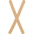 thumbnail image 1 of Unfinished Wood MDF Letter 2'' Tall Dessert Sugar X, Paintable Alphabet A-Z, 1 of 3