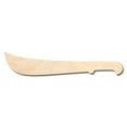 thumbnail image 1 of Unfinished Wood Machete Shape - Jungle - Craft - up to 24" DIY 8" / 1/4", 1 of 3