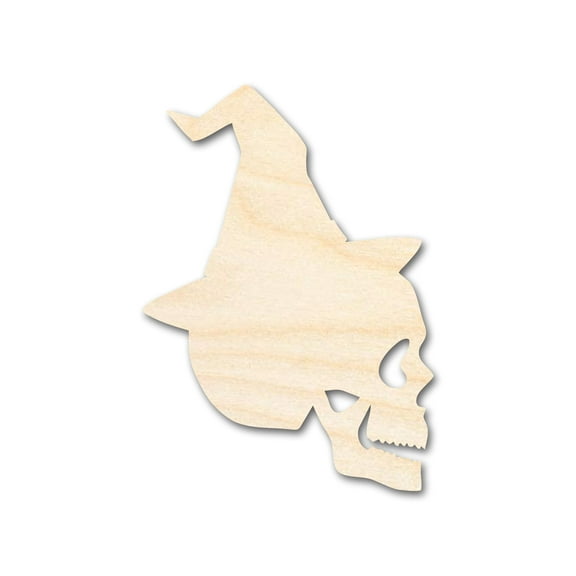 Unfinished Wood Magicians Skull Shape 4" / 1/8"