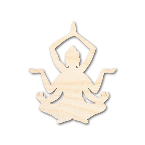Unfinished Wood Mahadeva Shape - Craft - up to 46" 18" / 3/4"