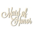 thumbnail image 1 of Unfinished Wood Maid of Honor Shape - Word Craft - up to 46" 12" / 3/4", 1 of 5