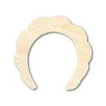 thumbnail image 1 of Unfinished Wood Makeup Headband Shape 7" / 1/2", 1 of 3