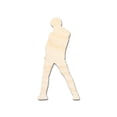 thumbnail image 1 of Unfinished Wood Male Idol Shape 5" / 1/4", 1 of 3