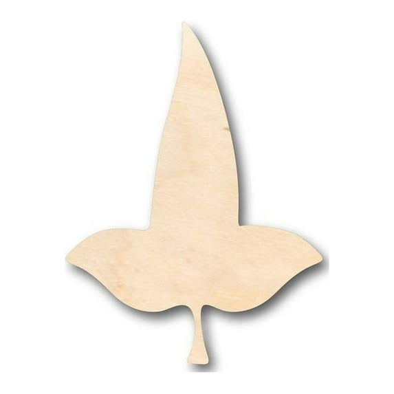 Unfinished Wood Mallorn Leaf Shape - Fall - Craft - up to 46" DIY 4" / 1/8"