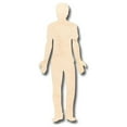 thumbnail image 1 of Unfinished Wood Man Shape - Craft- up to 46" DIY 24" / 1/4", 1 of 3