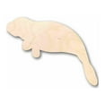 thumbnail image 1 of Unfinished Wood Manatee Calf Sea Cow Silhouette - Craft- up to 46" DIY 14" / 1/4", 1 of 3
