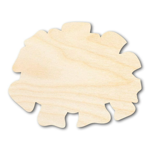 Unfinished Wood Marigold Flower Shape 3" / 1/8"