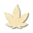 thumbnail image 1 of Unfinished Wood Marijuana Leaf Shape - Cannabis - Pot - Leaves - Craft - up to 46" DIY 18" / 1", 1 of 3