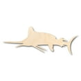 thumbnail image 1 of Unfinished Wood Marlin Shape - Swordfish - Ocean - Fishing - Craft - up to 46" DIY 18" / 1/8", 1 of 3