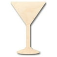 thumbnail image 1 of Unfinished Wood Martini Shape - Bar - Craft - up to 46" DIY 6" / 1/8", 1 of 3