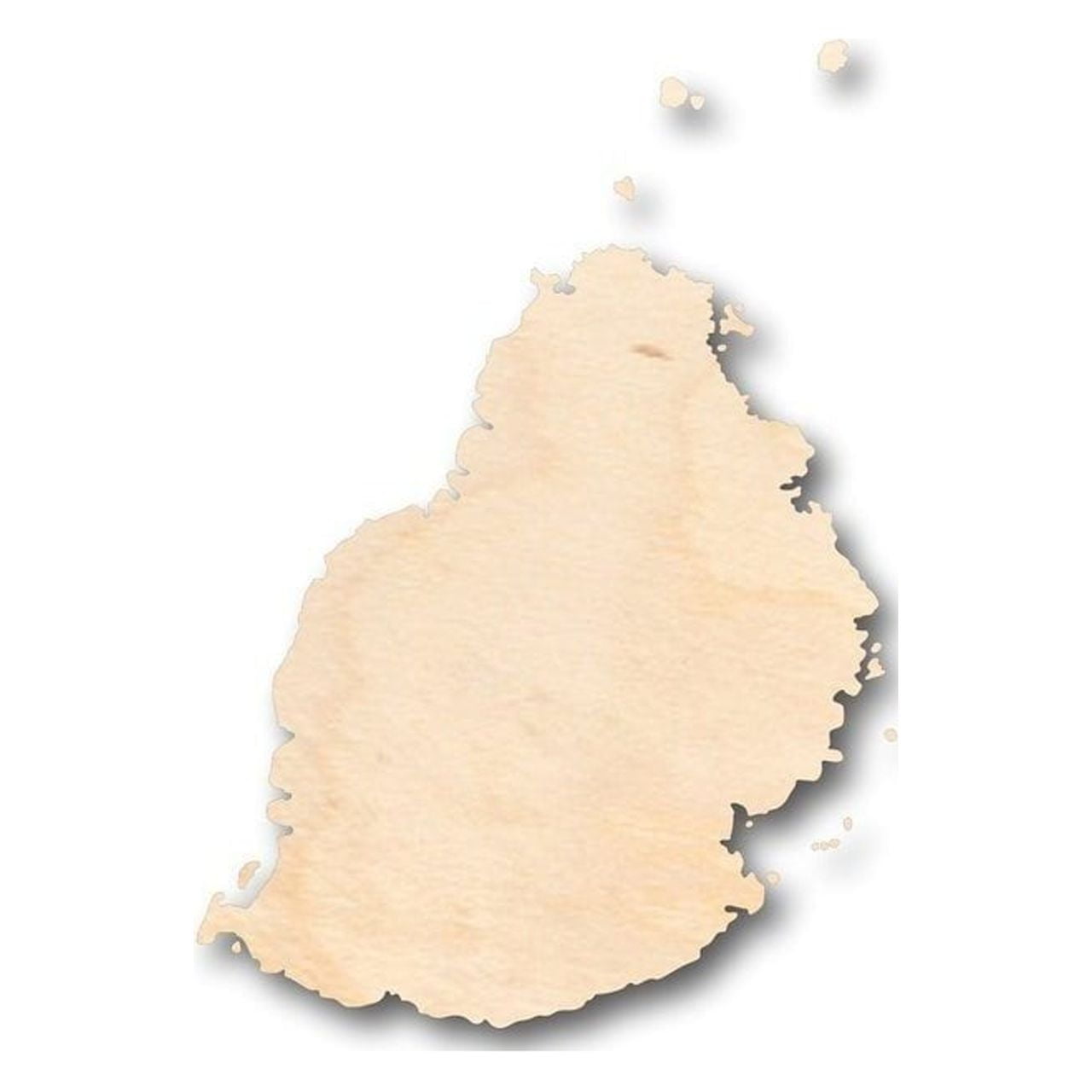 Unfinished Wood Mauritius Shape Country Craft up to 24" DIY 42