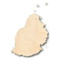 thumbnail image 1 of Unfinished Wood Mauritius Shape - Country - Craft - up to 46" DIY 8" / 1/8", 1 of 3