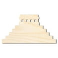 thumbnail image 1 of Unfinished Wood Mayan Pyramid Shape | Craft Cutout 42" / 1/2", 1 of 3