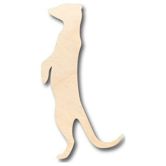 Unfinished Wood Meerkat Shape - Animal - Safari - Craft - up to 46" DIY 12" / 3/4"