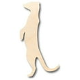 thumbnail image 1 of Unfinished Wood Meerkat Shape - Animal - Safari - Craft - up to 46" DIY 16" / 1/8", 1 of 3