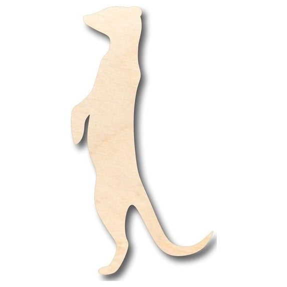 Unfinished Wood Meerkat Shape - Animal - Safari - Craft - up to 46" DIY 16" / 1"