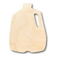 thumbnail image 1 of Unfinished Wood Milk Jug Shape - Kitchen - Food - Craft - up to 46" DIY 3" / 1/4", 1 of 3