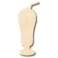 thumbnail image 1 of Unfinished Wood Milkshake Shape - Kitchen - Food - Craft - up to 46" DIY 3" / 1/4", 1 of 3
