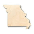 thumbnail image 1 of Unfinished Wood Missouri Shape - State - Craft - up to 46" DIY 24" / 1/4", 1 of 3