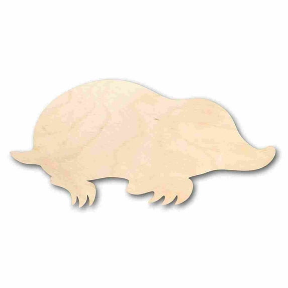 Unfinished Wood Mole Shape - Animal - Wildlife - Craft - up to 46" DIY 46" / 3/4"