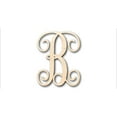 thumbnail image 1 of Unfinished Wood Monogram B Shape - Craft - up to 46" DIY 14" / 1", 1 of 3