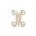 thumbnail image 1 of Unfinished Wood Monogram M Shape - Craft - up to 46" DIY 46" / 1/2", 1 of 3