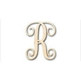 thumbnail image 1 of Unfinished Wood Monogram R Shape - Craft - up to 46" DIY 8" / 1/2", 1 of 3