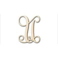 thumbnail image 1 of Unfinished Wood Monogram U Shape - Craft - up to 46" DIY 24" / 1/2", 1 of 3