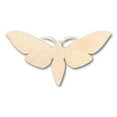 thumbnail image 1 of Unfinished Wood Moth Shape - Insect - Craft - up to 46" DIY 20" / 1/4", 1 of 3