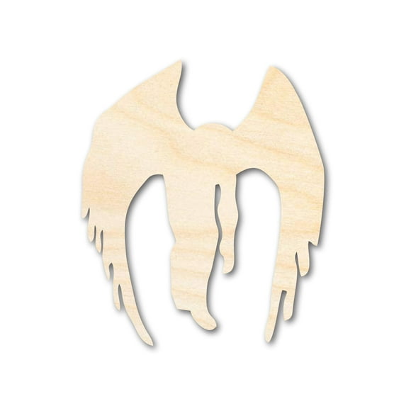 Unfinished Wood Mothman Shape - Craft - up to 46" 36" / 3/4"
