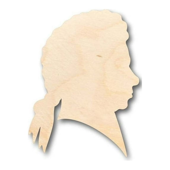 Unfinished Wood Mozart Shape - Music - History - Craft - up to 46" DIY 24" / 1/8"