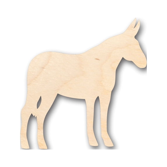 Unfinished Wood Mule Shape - Craft - up to 46" DIY 46" / 3/4"