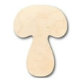 thumbnail image 1 of Unfinished Wood Mushroom Shape - Nature - Food - Craft - up to 46" DIY 16" / 1/4", 1 of 3
