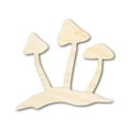 thumbnail image 1 of Unfinished Wood Mushrooms Shape - Craft - up to 46" 14" / 1/8", 1 of 5