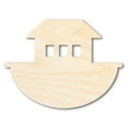 thumbnail image 1 of Unfinished Wood Noah's Ark with Windows Shape - Craft - up to 46" 36" / 3/4", 1 of 5