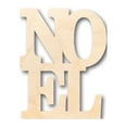 thumbnail image 1 of Unfinished Wood Noel Shape - Craft - up to 46" DIY 3" / 1/8", 1 of 3