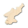 thumbnail image 1 of Unfinished Wood North Korea Shape - Country - Craft - up to 46" DIY 12" / 1/4", 1 of 3