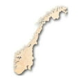 thumbnail image 1 of Unfinished Wood Norway Shape - Country - Craft - up to 46" DIY 14" / 3/4", 1 of 3