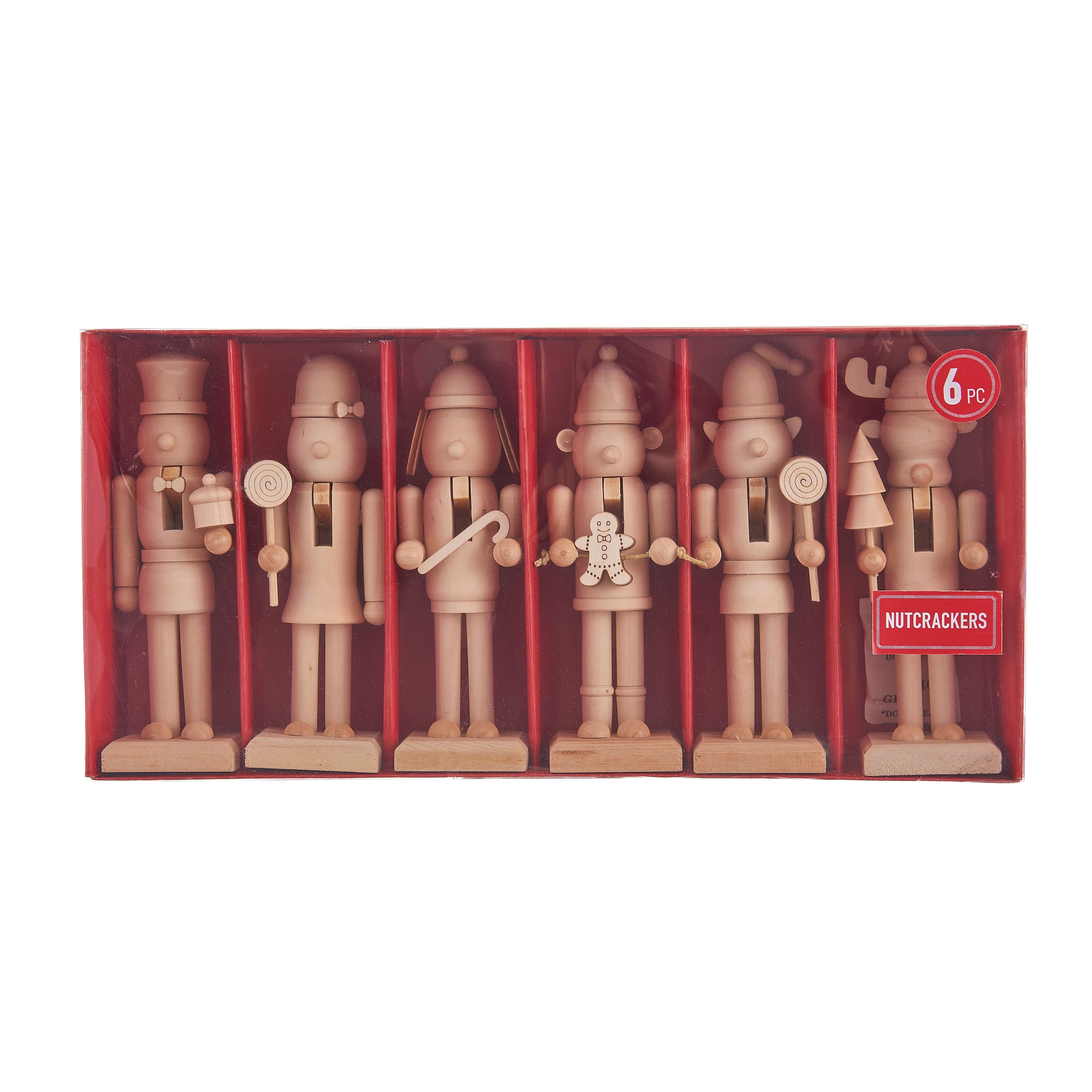 Unfinished Wood Nutcrackers Set by Make Market®Christmas Crafts