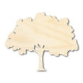 thumbnail image 1 of Unfinished Wood Oak Tree Shape - Craft - up to 46" 12" / 1", 1 of 5