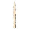 thumbnail image 1 of Unfinished Wood Oboe Shape - Music - Craft - up to 46" DIY 16" / 1", 1 of 3