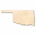 thumbnail image 1 of Unfinished Wood Oklahoma Shape - State - Craft - up to 46" DIY 12" / 1/8", 1 of 3
